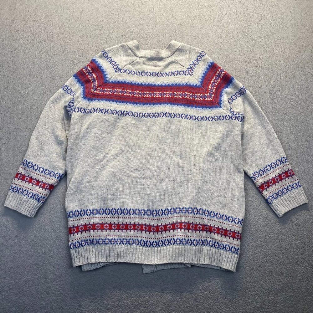 Lane Bryant Plus Size 22/24 Open Front Cozy Winter Christmas Sweater Shirt Top - Picture 2 of 8